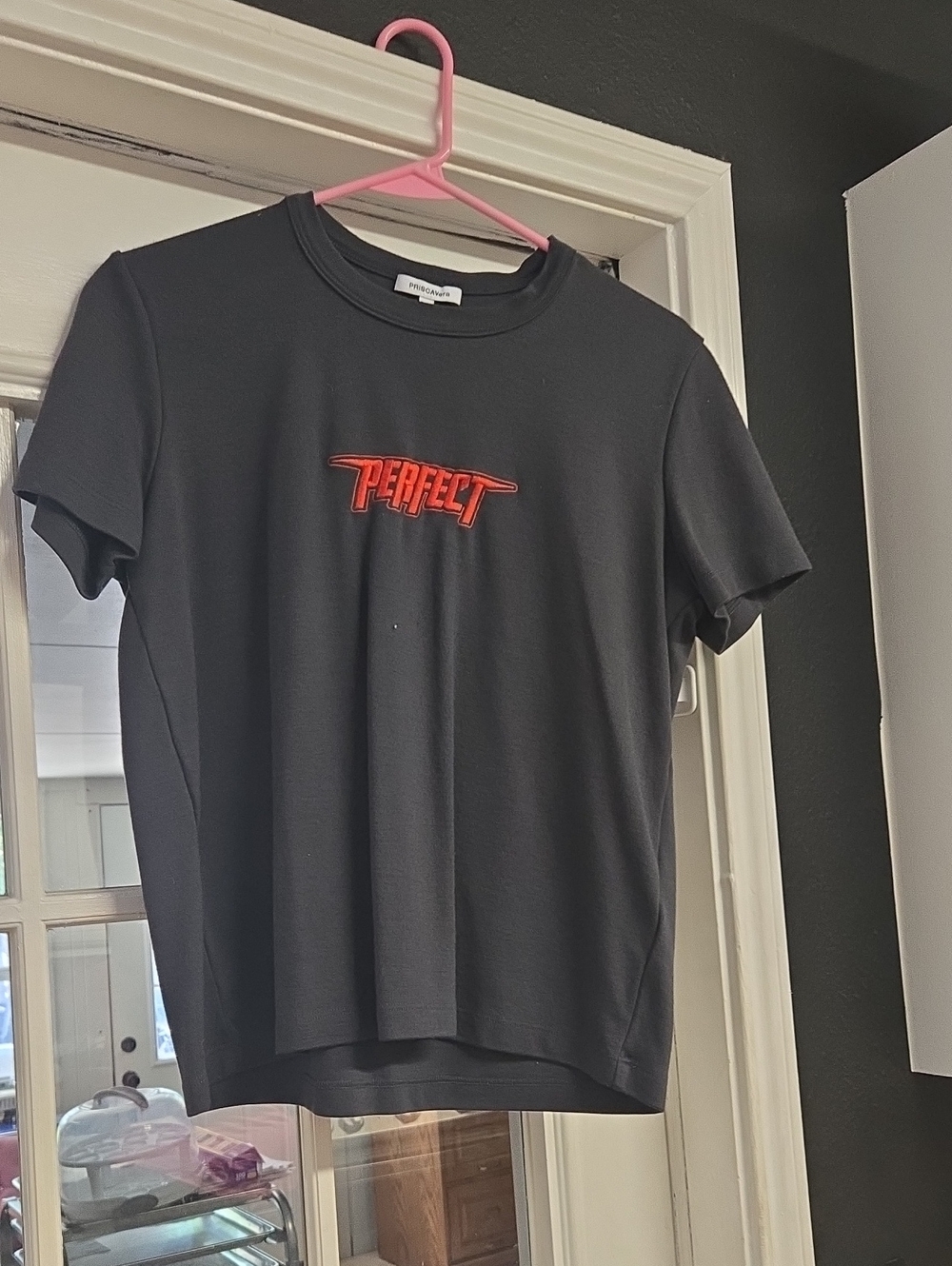 Black 'Perfect' Graphic Tee